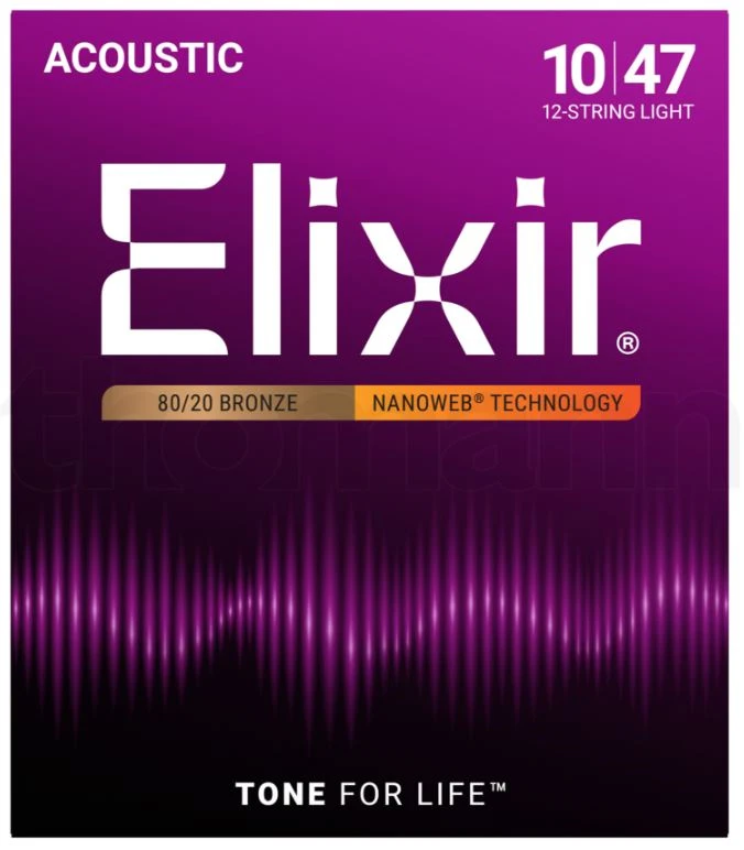 Elixir 11152 10-47 80/20 Bronze - 12 Saiten